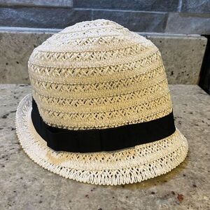 Women’s‎ apt. 9 white and black straw hat